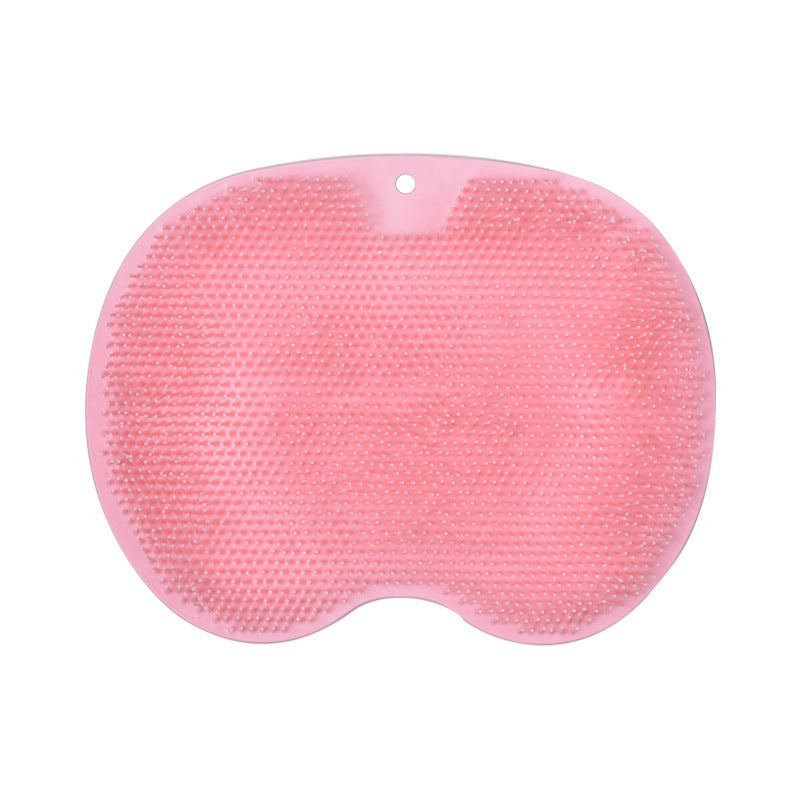 Non-slip Bath Mat Back Massage Brush