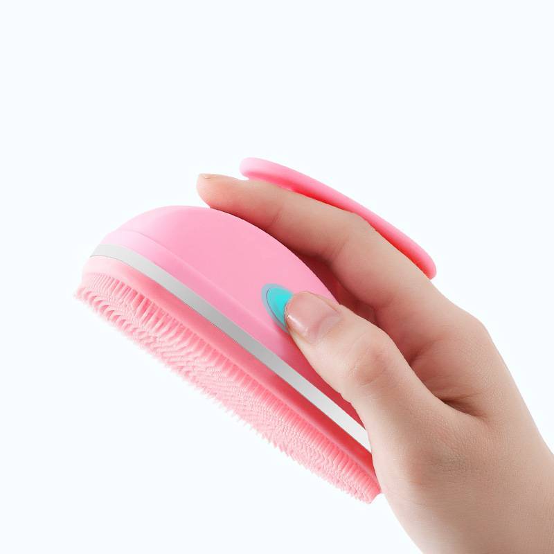 Household waterproof silicone massage bath brush