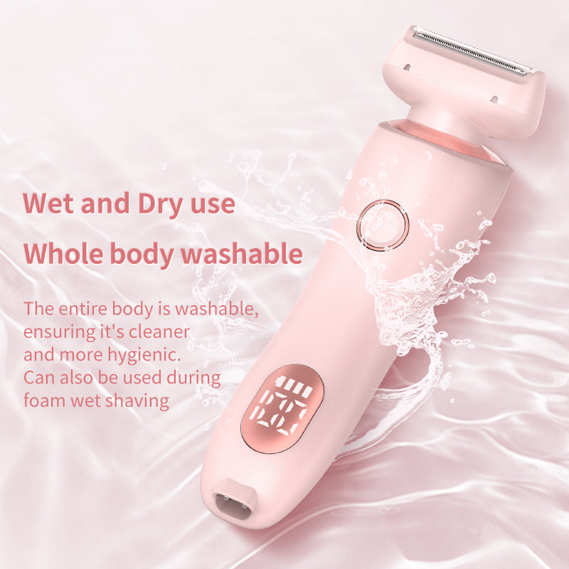 USB Rechargeable Trimmer Women Body Razor